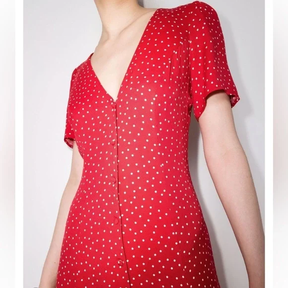 Reformation Locklin Dress in Ditty - Picture 5 of 6